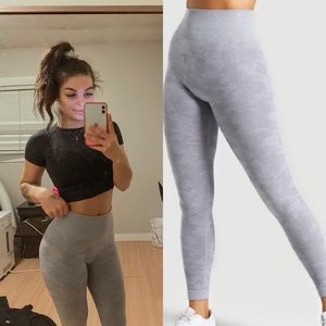 Grey Seamless Gymshark Leggings